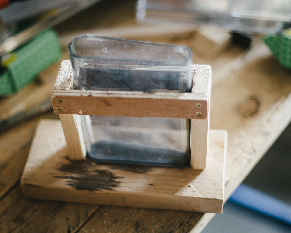 Cheap, easy-to-make wet plate dip tank